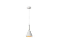 Lucide gipsy hanglamp 165 cm 1xe27 wit - afbeelding 1 van  3