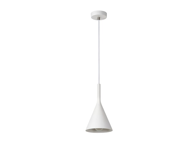 Lucide gipsy hanglamp 165 cm 1xe27 wit - afbeelding 2 van  3