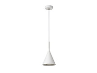 Lucide gipsy hanglamp 165 cm 1xe27 wit - afbeelding 2 van  3