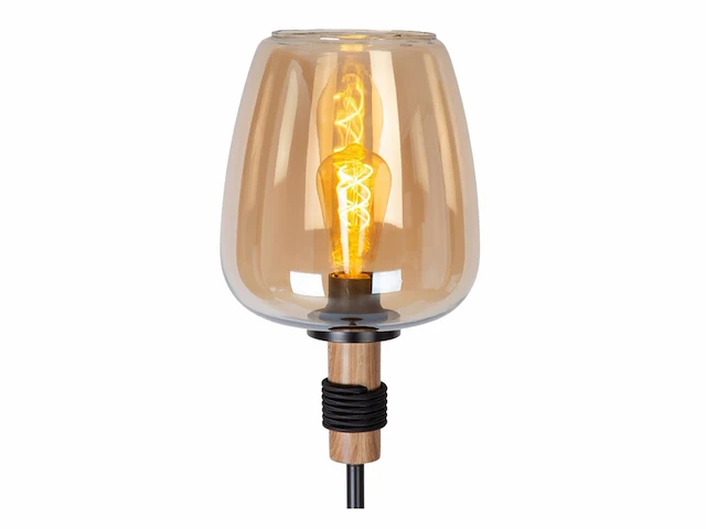 Lucide ilona vloerlamp 34 cm 1xe27 amber - afbeelding 2 van  3