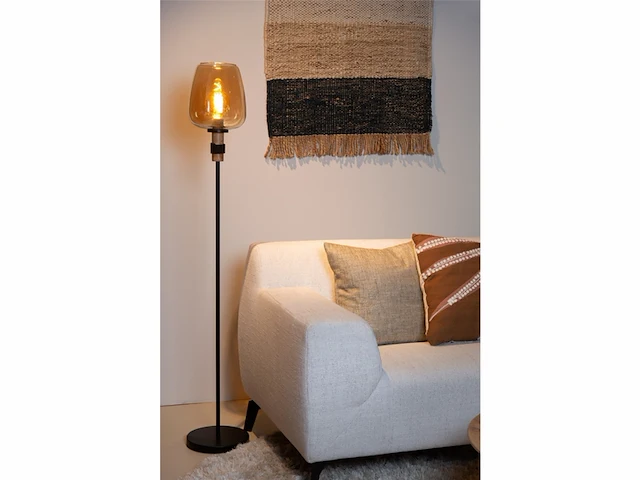 Lucide ilona vloerlamp 34 cm 1xe27 amber - afbeelding 3 van  3