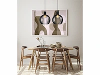 Lucide mikaela hanglamp 35 cm e27 zwart - afbeelding 3 van  3
