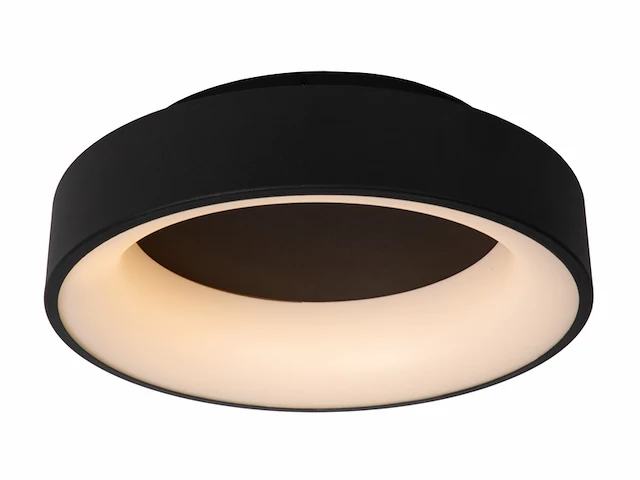 Lucide mirage plafonnière 38 cm led dimb. 1x22w 2700k zwart - afbeelding 1 van  4
