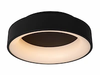 Lucide mirage plafonnière 38 cm led dimb. 1x22w 2700k zwart - afbeelding 1 van  4