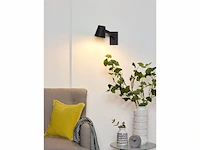 Lucide mizuko wandlamp 1xe14 zwart - afbeelding 3 van  3
