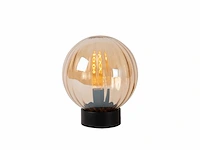 Lucide monsaraz tafellamp 25 cm 1xe27 amber - afbeelding 1 van  3