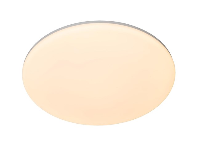Lucide olson plafondlamp badkamer 45 cm led cct 1x45w 3000k/6500k ip44 opaal - afbeelding 1 van  4