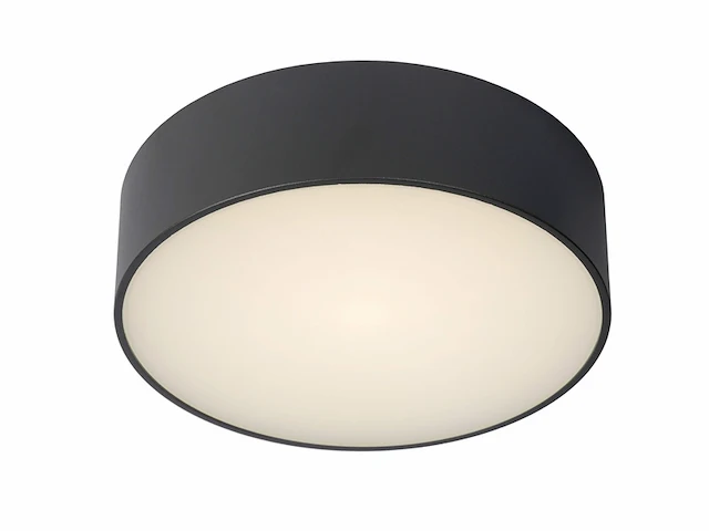 Lucide roxane plafonnière badkamer 25 cm led 1x10w 2700k ip54 antraciet - afbeelding 1 van  2