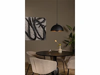 Lucide siemens pendant lights diameter 40 cm 1 x e27 zwart - afbeelding 3 van  3