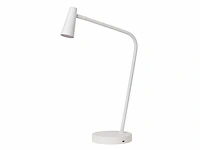 Lucide stirling - oplaadbare bureaulamp - accu/batterij - led 3 stepdim - 1x3w 2700k - wit - afbeelding 2 van  4
