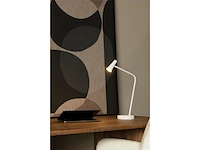 Lucide stirling - oplaadbare bureaulamp - accu/batterij - led 3 stepdim - 1x3w 2700k - wit - afbeelding 4 van  4