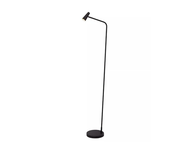 Lucide stirling oplaadbare vloerlamp accu/batterij led 3 stepdim 1x3w 2700k zwart - afbeelding 1 van  1