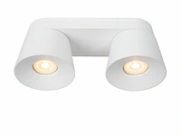 Lucide trigono plafondspot 2xgu10 wit - afbeelding 1 van  4
