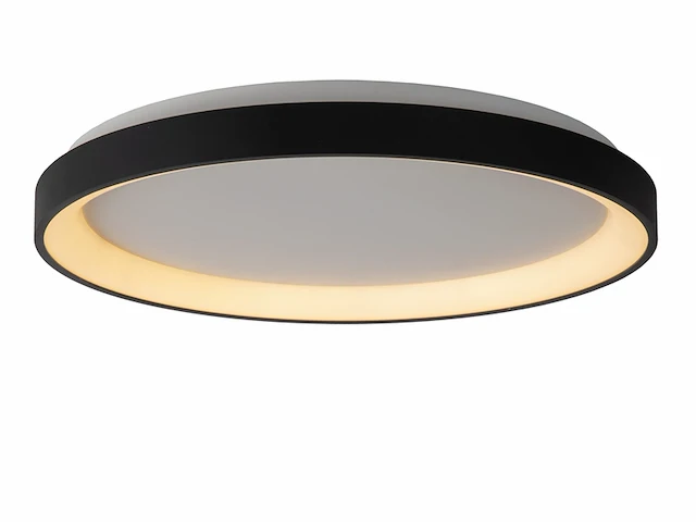 Lucide vidal plafondlamp 48 cm led dimbaar 1x38w 2700k zwart - afbeelding 1 van  3