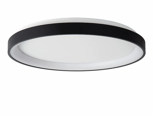 Lucide vidal plafondlamp 48 cm led dimbaar 1x38w 2700k zwart - afbeelding 2 van  3