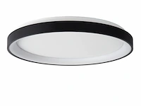 Lucide vidal plafondlamp 48 cm led dimbaar 1x38w 2700k zwart - afbeelding 2 van  3
