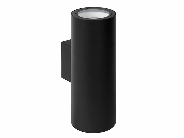 Lucide volantis wandspot/wandlamp binnen/buiten 2xe27 ip54 zwart - afbeelding 1 van  4