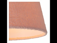 Lucide woolly hanglamp ø 28 cm 1xe27 roze - afbeelding 2 van  2