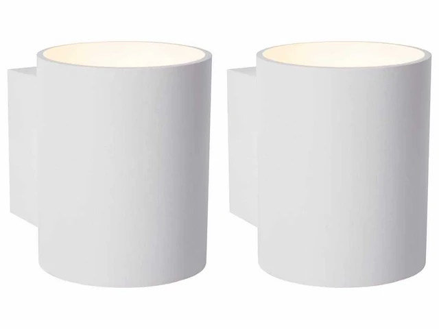 Lucide xera wandlamp ø 8 cm 1xg9 wit (2x) - afbeelding 1 van  2