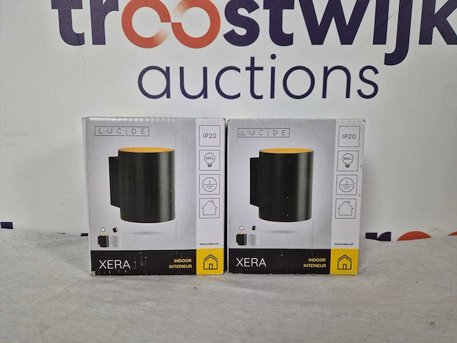 Lucide xera wandlamp ø 8 cm 1xg9 wit (2x) - afbeelding 2 van  2