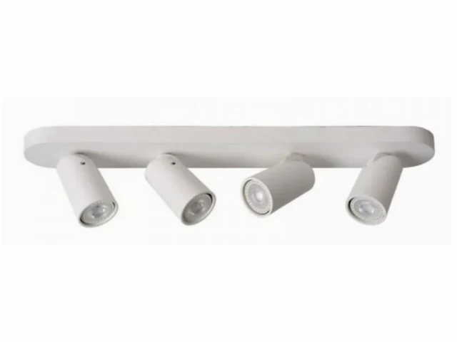 Lucide xyrus plafondspot led dim to warm gu10 4x5w 2200k/3000k wit - afbeelding 1 van  1