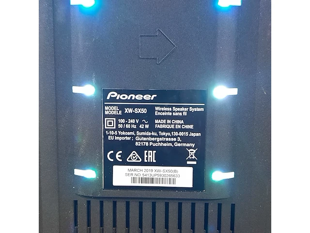 Luidspreker pioneer, xw-sx50, bouwjaar 2019 - afbeelding 7 van  9