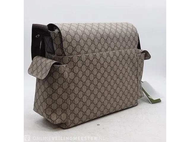 Luiertas gucci, gg supreme baby changing bag - afbeelding 10 van  14