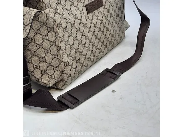 Luiertas gucci, gg supreme baby changing bag - afbeelding 12 van  14