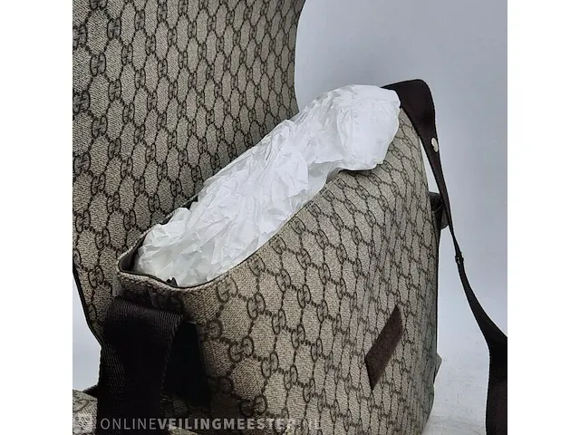 Luiertas gucci, gg supreme baby changing bag - afbeelding 13 van  14