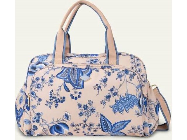 Luiertas, oilily, bibi, blauw/crème - afbeelding 2 van  4