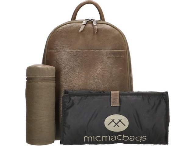Luiertas rugzak, micmac bags, cote d'azur, donkertaupe - afbeelding 6 van  9
