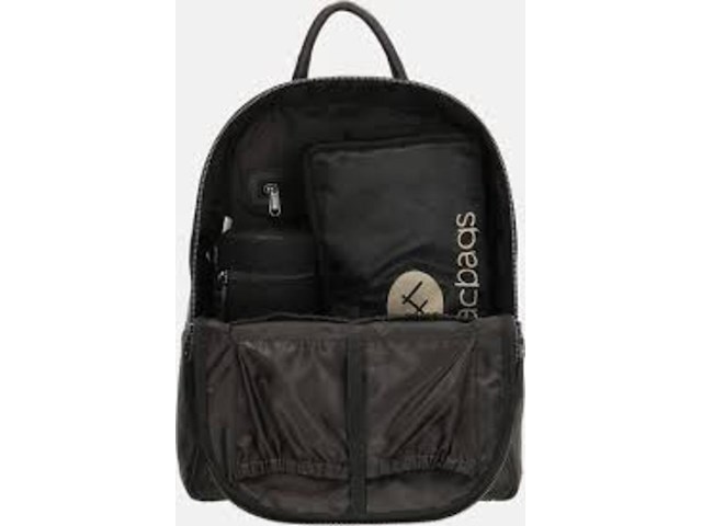 Luiertas rugzak micmac bags, cote d'azur, zwart - afbeelding 3 van  3