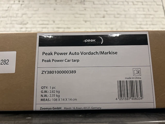 Luifel voor de auto/autoluifel peak power - afbeelding 4 van  5