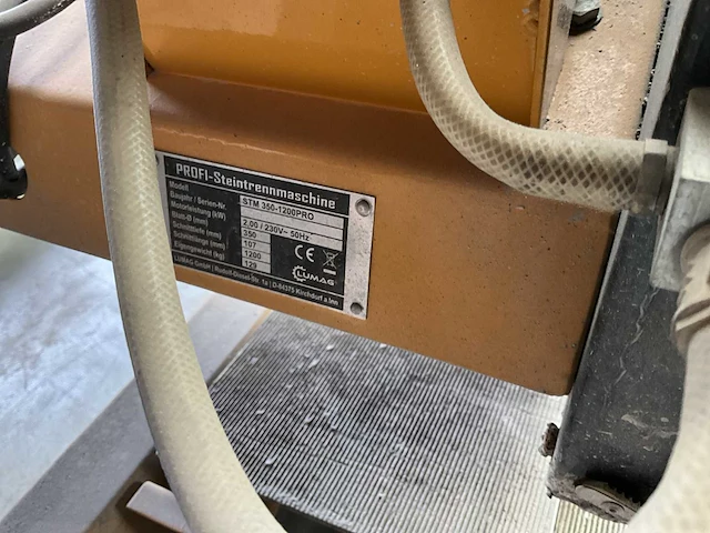 Lumag profi stm 350-1200 pro steen zaagtafel - afbeelding 3 van  11