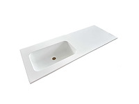 Lunastone wastafel (120 cm) (3x) - afbeelding 1 van  2