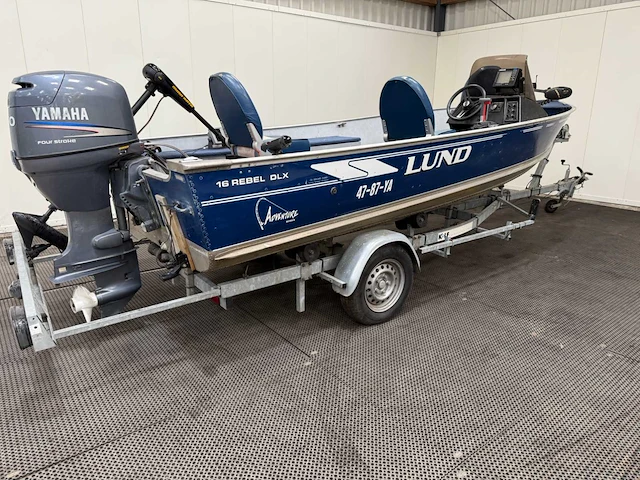 Lund - 16 rebel dlx - consoleboot en visboot - - afbeelding 34 van  42