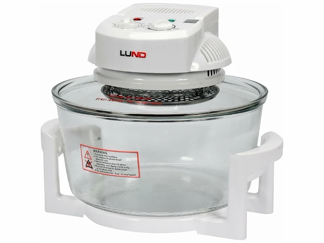 Lund professional heteluchtoven 12 + 5l wit halogeen oven convectie oven 1400w - afbeelding 1 van  4