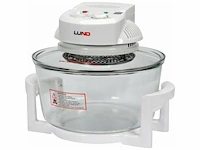 Lund professional heteluchtoven 12 + 5l wit halogeen oven convectie oven 1400w - afbeelding 1 van  4