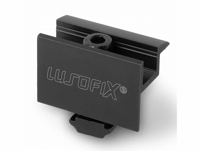 Lusofix 30mm eindklem zwart (81000x) - afbeelding 1 van  4