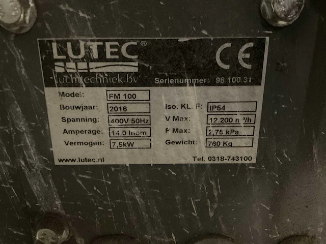 Lutec lasdamp afzuigfilter installatie - afbeelding 8 van  8