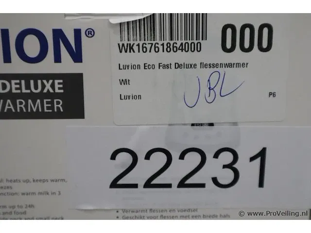 Luvion eco fast deluxe flessenwarmer - afbeelding 2 van  2