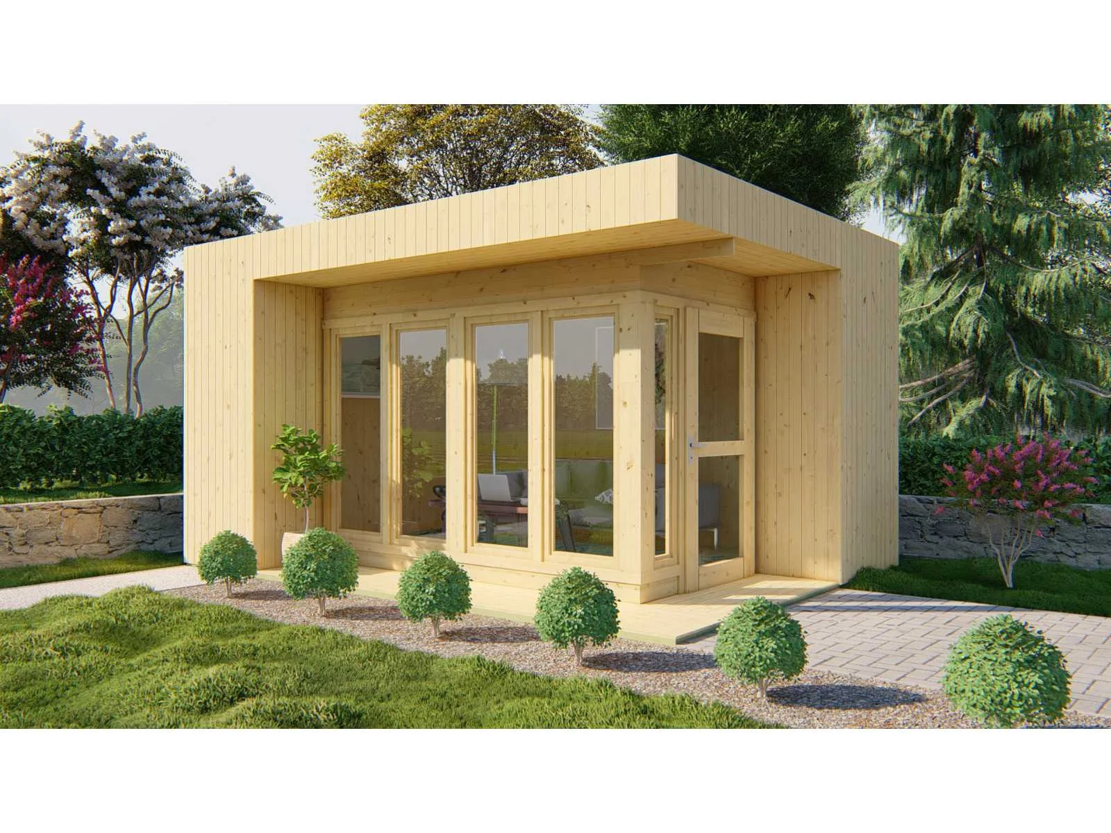 Luxe blokhutten en tuinhuizen