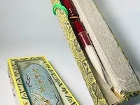 Luxe calligraphy set - kersenhouten penseel + chinese inktsteen - afbeelding 2 van  5