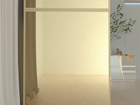Luxe kaptafel met verlichting - 1500x600x810mm - goudkleurig - incl. krukje - afbeelding 8 van  12