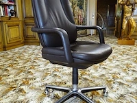 Luxe lederen bureaustoel - afbeelding 2 van  5