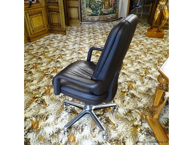 Luxe lederen bureaustoel - afbeelding 5 van  5