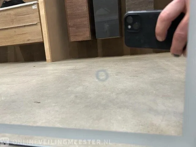 Luxe ledspiegel met verwarming in zwart kader maxim, spiegel - afbeelding 9 van  9