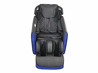 Luxe massagestoel 3d - zero gravity - zwart / blauw - afbeelding 2 van  6