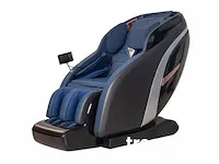 Luxe massagestoel zero gravity - lcd scherm - zwart / blauw - afbeelding 1 van  8