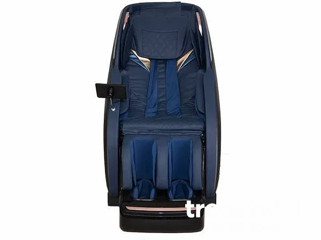 Luxe massagestoel zero gravity - lcd scherm - zwart / blauw - afbeelding 3 van  8